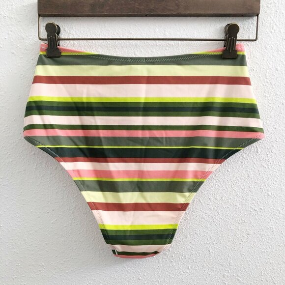 NWOT AERIE High Waisted Swim Bikini Bottom Size Medium - Picture 2 of 6